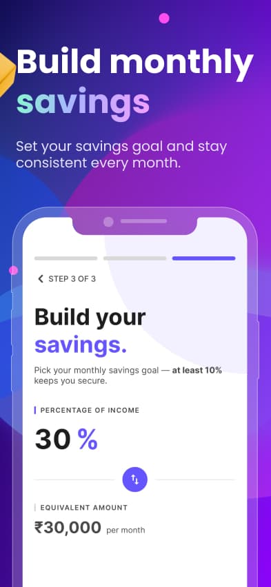 Set your savings goal