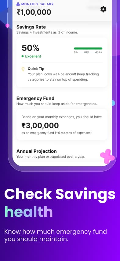 Check savings health